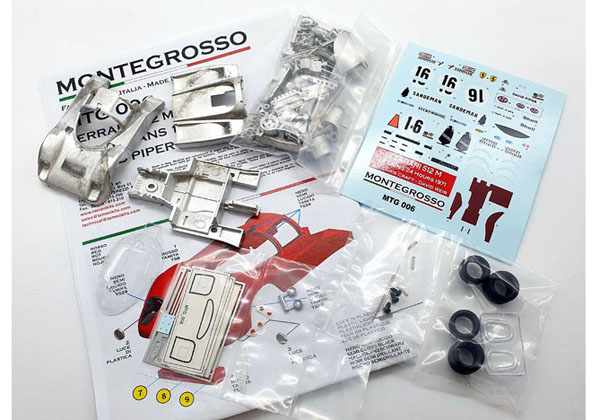 Model Car Brumm 1/43 Ferrari 512M Scuderia David Piper 4th Le Mans 1971